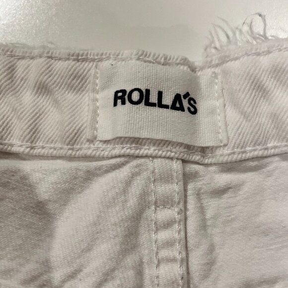 Rolla's High Rise Straight Jeans, Layla White, 28 - Picture 5 of 12